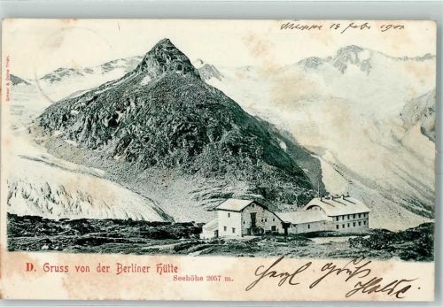 Berliner Hütte 1901