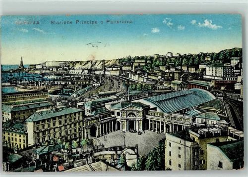 Genova Statione Principe e Panorama