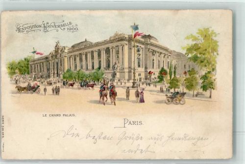 Paris 1900 Exposition Universelle le Grand Palais Oldtimer
