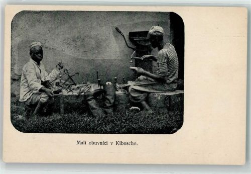 Mali obuvnici v Kiboscho - Schuster Beruf