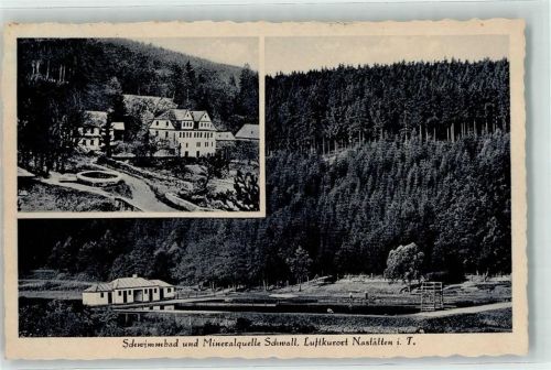 Schwall Schwimmbad Mineralquelle