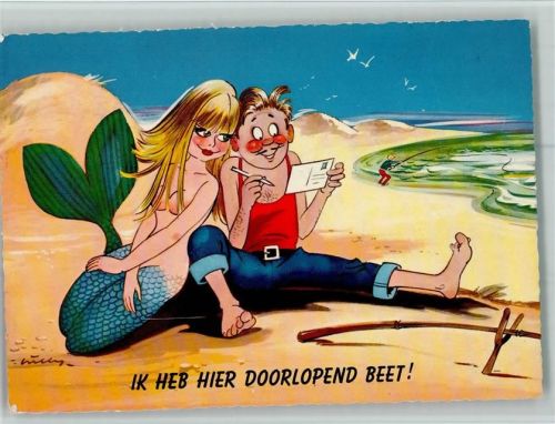 1976 Meerjungfrau AK