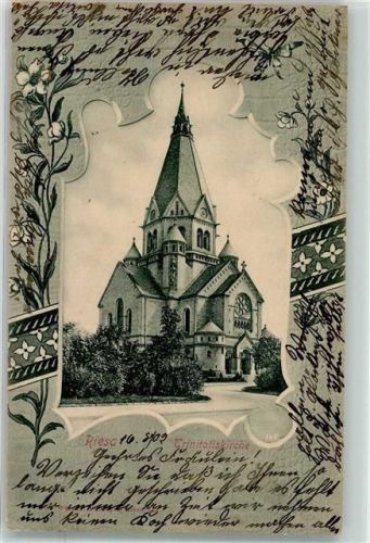 Riesa 1902 Trinitatiskirche