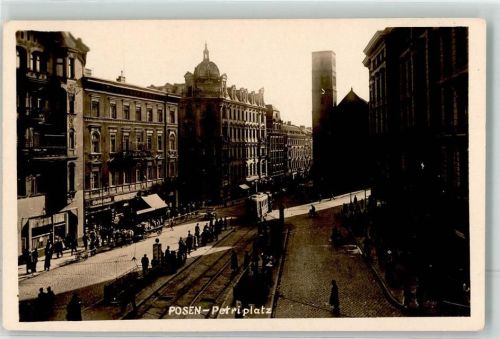 Posen Petriplatz Straßenbahn