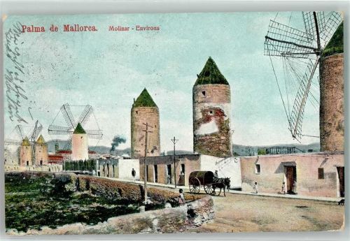Palma 1908 Molinar Environs