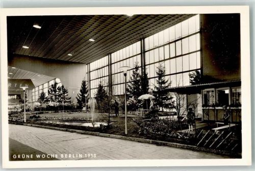 Charlottenburg 1958 Grüne Woche 1958 Kleingärten Halle VI