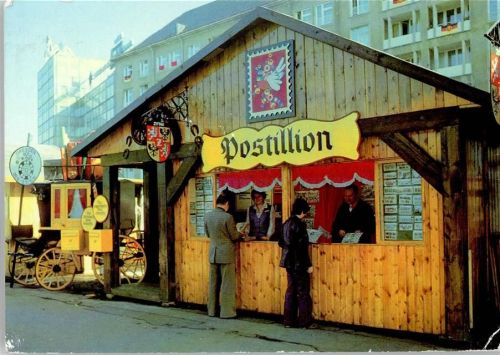 Zittau Sonderstand Postillon der KG zum Dresdner Markt u. Sonderstempel 1982