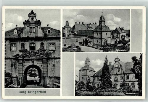 Geseke Burg Eringerfeld Torhaus Landpost Langenstraße über Rüthen