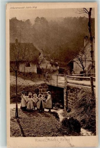 Ringel Ringel Reihe Kinder Brücke Schwarzwald Idylle Nr 18