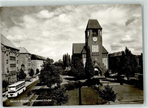 10115 W1000 Friedenau - Nathanael-Kirche Doppeldeckerbus