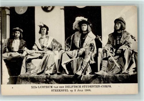 XIIe Lustrum 1908 Delftsch Studentencorps Nr. 6 AK