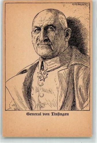 General von Linsingen sign. Karl Bauer