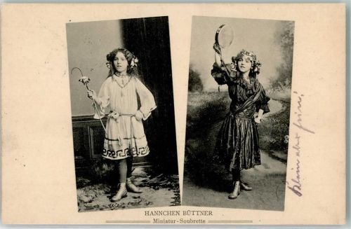 1906 Hannchen Büttner Miniatur Soubrette