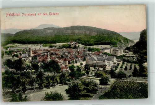 Feldkirch 1907 mit dem Känzele
