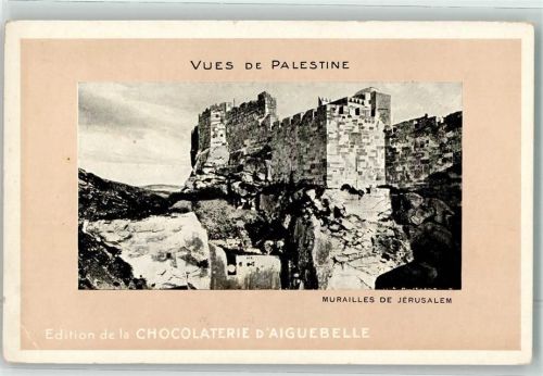 Jerusalem Murailles Edition de la Chocolaterie d`Aiguebelle