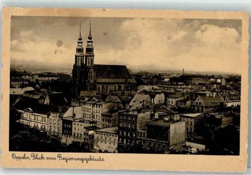 Oppeln Blick vom Regierungsgebäude