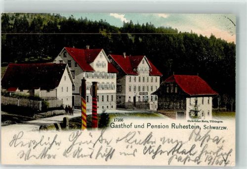72270 W7292 Ruhestein 1904 - Gasthaus und Pension