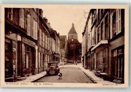 Saint-Saulge Rue du Commerce Oldtimer