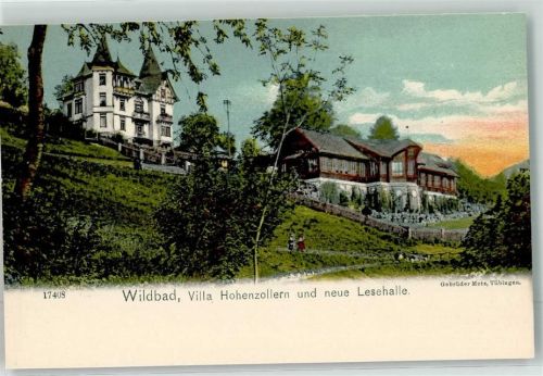 Bad Wildbad Villa Hohenzollern und neue Lesehalle