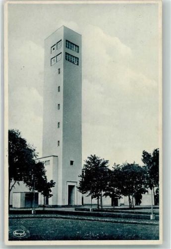 Dresden 1927 Ausstellung Jahresschau Deutscher Arbeit Der sprechende Turm Karte Nr. 8