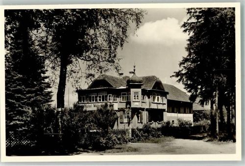 78126 W7744 Königsfeld im Schwarzwald Foto AK Hotel Waldeck