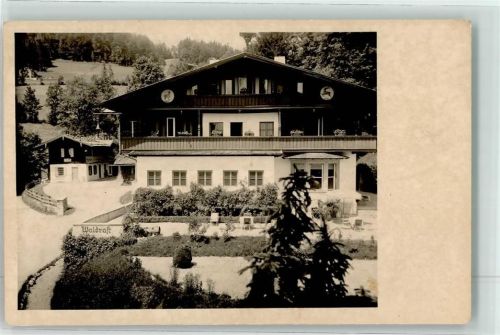 Berchtesgaden Gasthaus Waldrast Ort handschriftlich