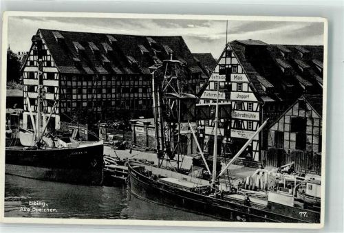 Elbing Hafen Alte speicher