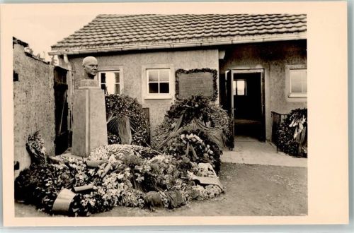Weimar Mahn- und Gedenkstätte Buchenwald Krematorium Thälmann-Denkmal Informationskarte