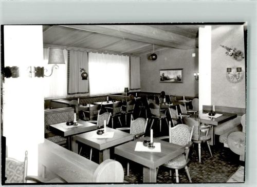 Sonthofen Gasthaus Alpina Gaststube Ort handschriftlich