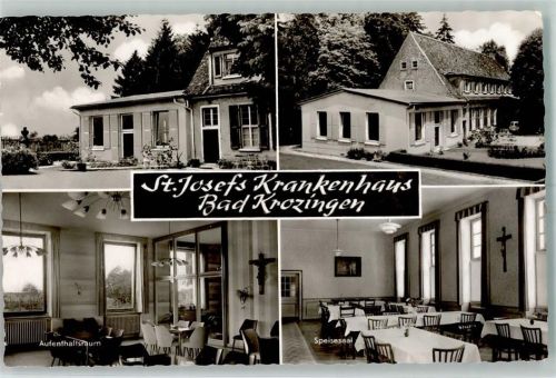Bad Krozingen 1960 St. Josefs-Krankenhaus Speisesaal Aufenthaltsraum