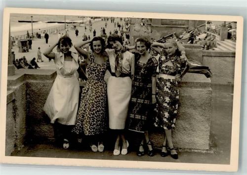 Sylt-Ost Ort handschriftlich Gruppenfoto Schwimmbad Strand