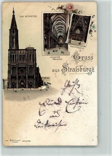 Strasbourg 1898 Münster
