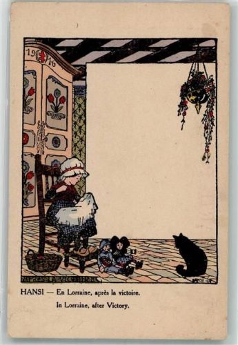 In Lothringen nach dem Sieg Elsässer Puppen Katze P. J. Callais et Cie No. 28