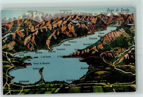 Desenzano del Garda Landkarte Lago di Garda