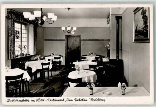 Heidelberg Hotel-Gasthaus Zum Fuchsbau Liselottenstube Ofen