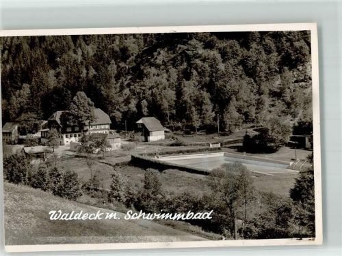 79674 W7868 Todtnau FOTO KEINE AK Hotel Waldeck Schwimmbad