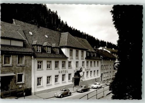 Triberg Hotel Bären VW Käfer VW Typ 3 Ort handschriftlich
