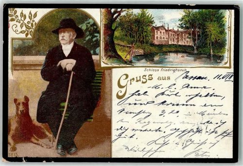 Friedrichsruh 1898 Schloss Friedrichsruh Bismarck