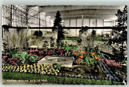 Charlottenburg 1962 Grüne Woche 1962 Blumenschau Messehalle