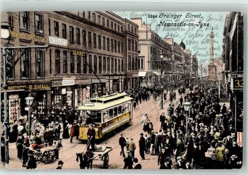 Newcastle upon Tyne Straßenbahn Grainer Street
