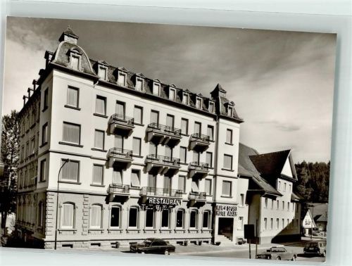 78141 W7741 Schönwald im Schwarzwald Foto AK Hotel Adler