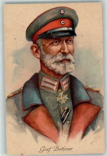 1915 Graf Bothmer , sign. Rud. Schneider - Werbung Zigarette Jasmatzi Serie