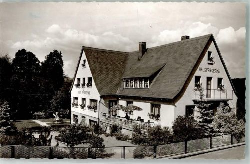 Willingen Pension Friederike Ort handschriftlich