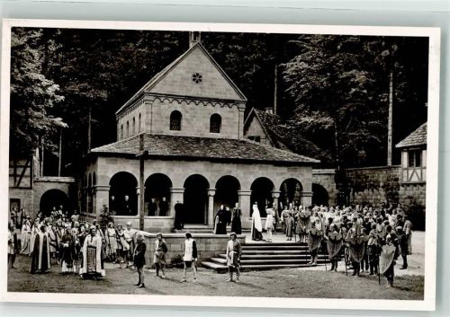Heidenheim 1951 Naturtheater Der Bettler vom Kreuz Foto AK