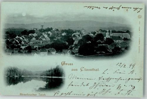 Clausthal-Zellerfeld 1899 Bärenbrucher Teich