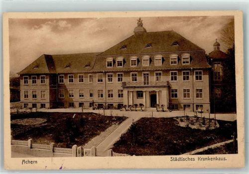 Achern 1917 Städtisches Krankenhaus Feldpost