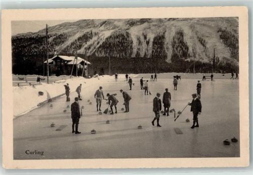 Wintersport in der Schweiz AK Curling