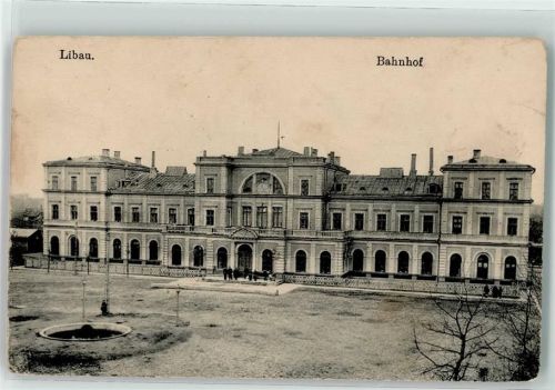 Libau 1917 Bahnhof