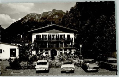 Kochel Gasthaus Lutzhof Auto Ort handschriftlich