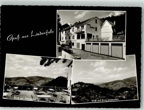 Lindenfels Schlierbach Burg Pension Haus Talblick